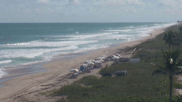 South Zoom view of Jensen Beach from webcam